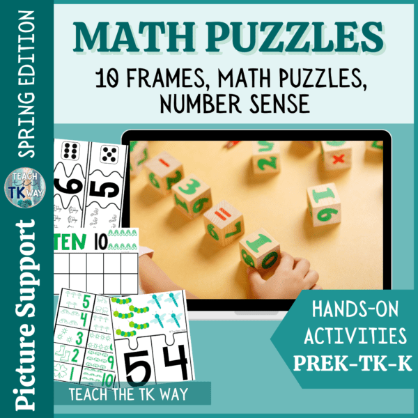 math puzzles pictures printable 10 frames