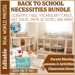 first week activities for prek