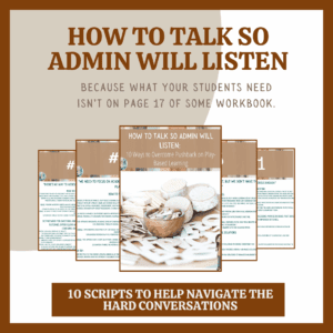 How to adapt boxed curriculum for play-based learning